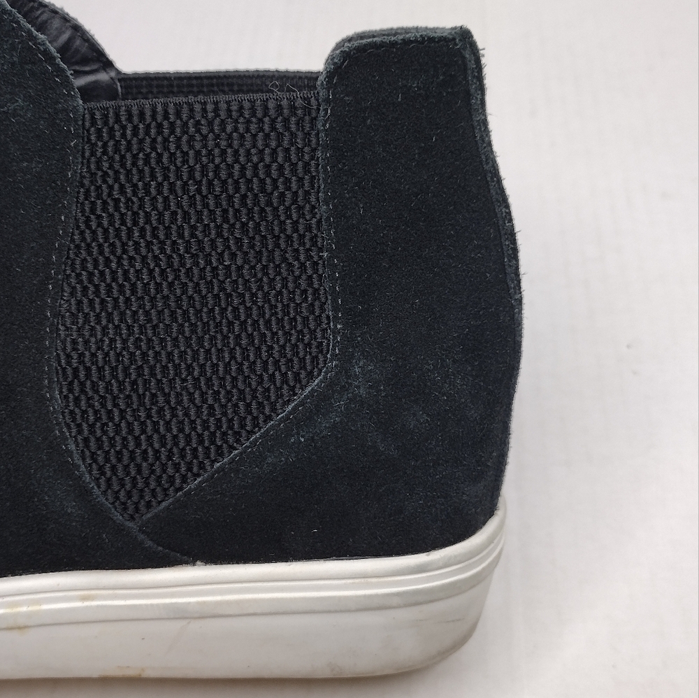 Steve Madden Sultan Women's Black Suede Chelsea Ankle Sneaker Shoes Size 8M - Picture 12 of 13